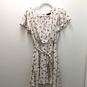 Flowy printed/white Trixxi summer dress